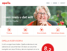 Tablet Screenshot of opella.nl